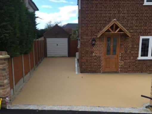 This is a photo of a Resin bound drive carried out in a district of Bury. All works done by Resin Driveways Bury